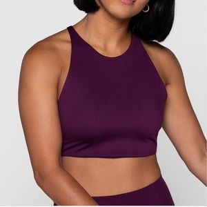 SOLD Girlfriend Collective Plum topanga bra medium